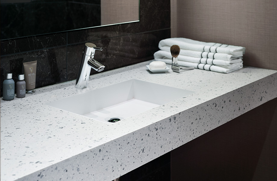  Tinted Paper Terrazzo bathroom